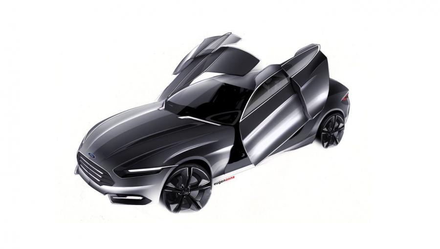 Эскиз Ford Evos Concept 2011 года  (фото 57 из 62)